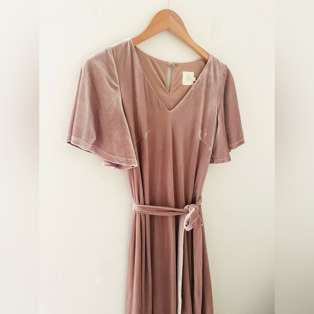 Revelry Reese Velvet‎ Dress - Picture 7 of 7